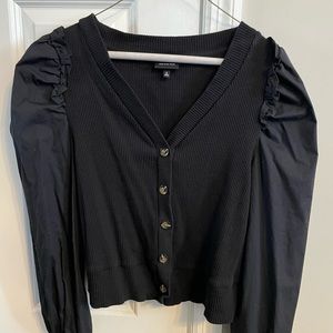 Who what where puff sleeve sweater/top